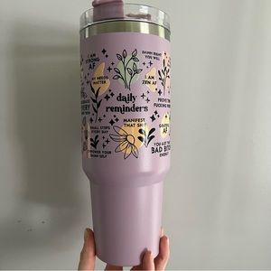 Daily Reminders Affirmations 40oz Tumbler
